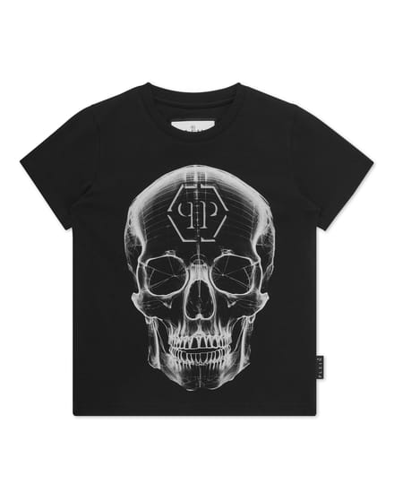 T-Shirt Ronde Hals Ss Skull