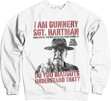 Full Metal Jacket Sweater/trui -XL- Sgt. Hartman Wit
