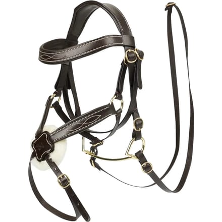 LeMieux Hobby Horse Crackle Hoofdstel Bruin - ONE