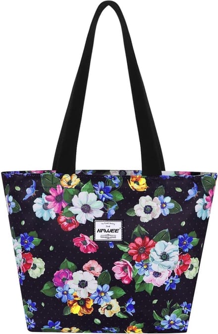 Grote Dames Tote Bag met Rits, Lichtgewicht Schoudertas met Veel Ruimte, Waterdicht