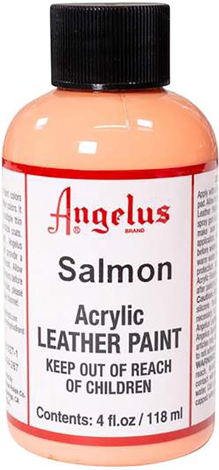 Angelus Leather Acrylic Paint - textielverf voor leren stoffen - acrylbasis - Salmon - 118ml
