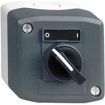 Schneider Electric XALD134 Harmony XALD134 Keuzetoets In behuizing Draaischakelaar Donkergrijs, Lichtgrijs 1 x 90 ° Draai-ontgrendeling 1 stuk(s)