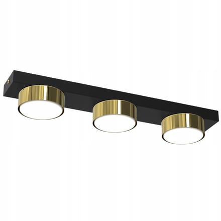 Plavon LED Zwart/Goud GX53 - Stijlvolle Plafondlamp voor Moderne Interieurs