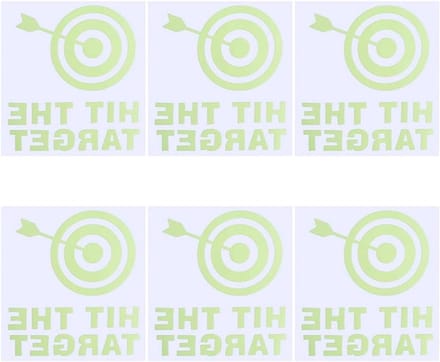 Allecta - Toilet stickers met bullseye voor zindelijkheidstraining - Set van 7 stuks