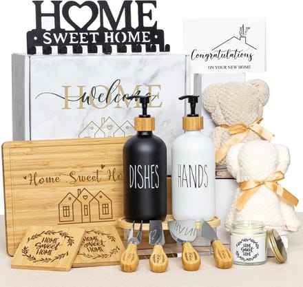 Huis Warming Cadeaus - Nieuw Huis Set - Welkom Thuis - 14 Stuks Essentials