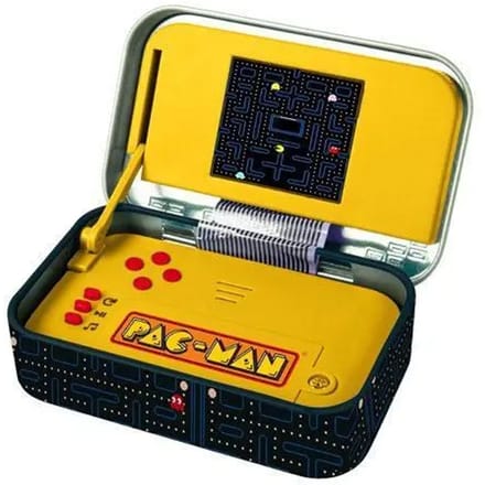 Pac-Man - retro gaming handheld - in metalen box