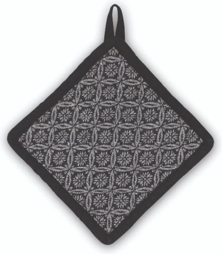 Pannenlap, Zwart/Wit Patroon - Kela | Gianna