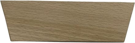 FLE - Meubelpoot vierkant 16 bij 4,5 cm en hoogte 5 cm van massief hout