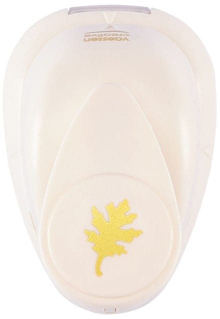 Vaessen Creative Pons - Figuurpons - Eikenblad - 1,1 x 1,5 cm