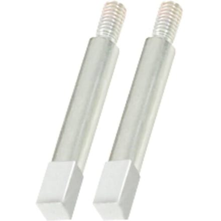 KS Tools 450.0186 Vierkante adapter, 8 mm, verpakking van 2 stuks, verchroomd