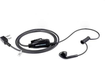 DerComms® Oortje voor Kenwood TK3201, TK3501, TK3401, TK3701, NX1200, NX1300