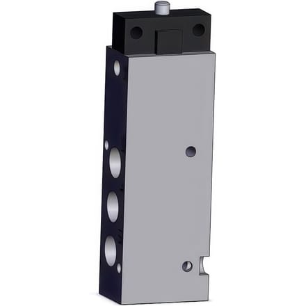 SMC 5/3-Weg Mechanische Roller Ventiel G1/8'' - VZM550-F01-00