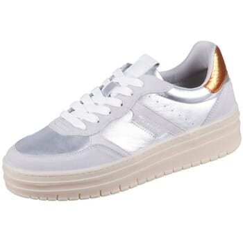Tamaris Sneakers zilver Leer - Dames