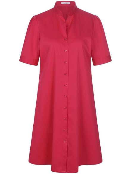 Jurk 1/2 mouwboorden Van Peter Hahn pink