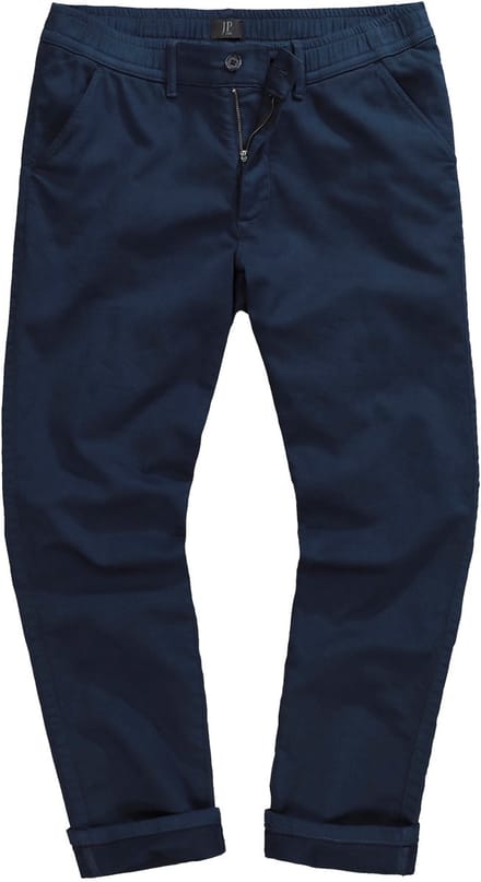 JP 1880 - Heren - Chino FLEXNAMIC® elastische tailleband - Navy blauw - Maat 68
