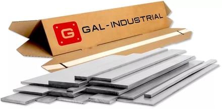 Platte Aluminium Staf Profiel 100x3 mm - 160 cm Lengte Metalen Strip voor Constructie