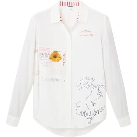 Dameshemd Desigual Sweet Hamburgo