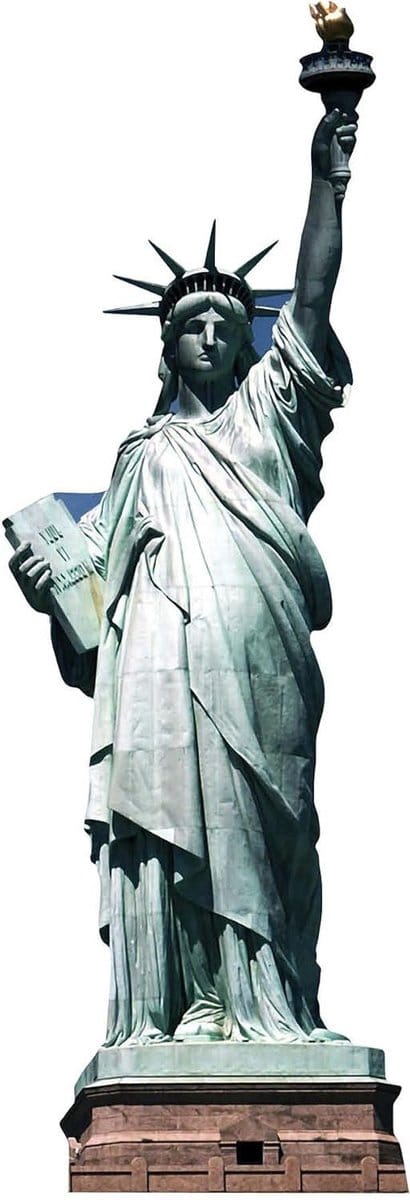 Kartonnen Figuur - Levensgroot Beeld - Feestelijke Decoratie - Opvallend Design - 191 cm Hoog - Geel