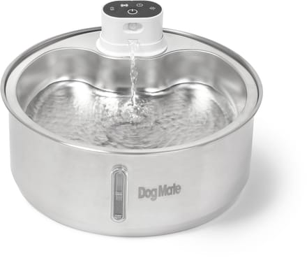 Dog Mate - Drinkfontein Hond - 8 Liter - RVS - Draadloos & Automatisch met Bewegingssensor