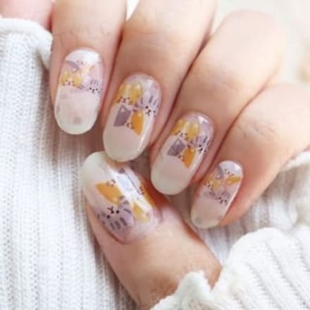 Lunacaca - Pile Of Cats Nail Art Stickers 24 pcs
