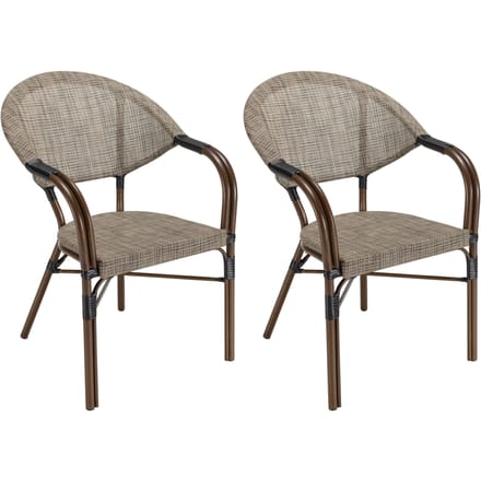 Set van 2 tuinstoelen Vianney | Macabane