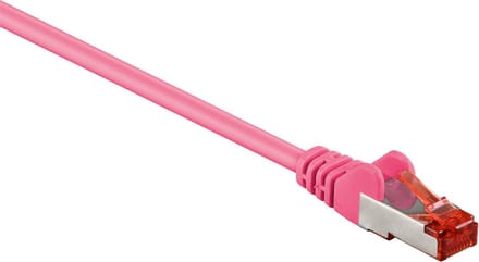 S/FTP CAT6 Gigabit netwerkkabel / roze - LSZH - 50 meter