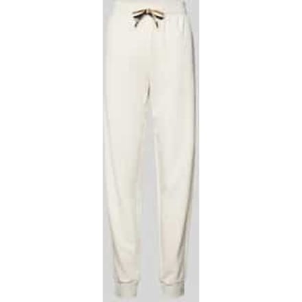 Relaxed fit sweatpants met tunnelkoord, model 'STRIPE'