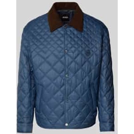 Regular fit Gewatteerd jack met Kraag van corduroy Model 'C-COSMIX'