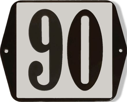 Huisnummer standaard nummer 90