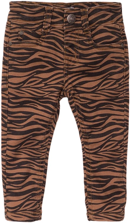Koko Noko Meisjes Jeans Broek Camel/Navy maat 128