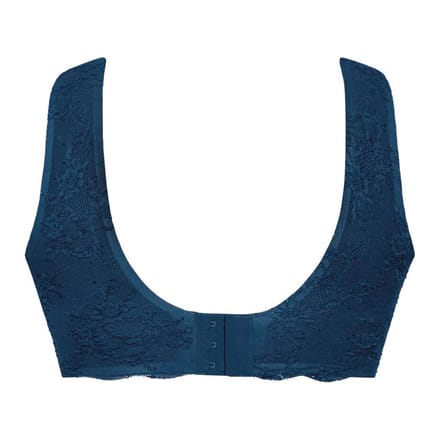 Anita - Essential Lace Bralette Blauw - maat L - Blauw
