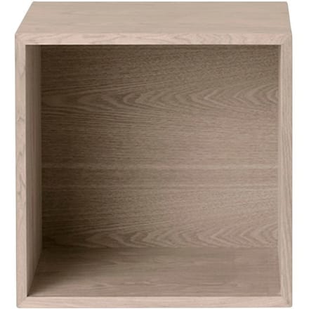 Muuto - Stacked 2.0 met Achterwand - medium - eiken - beige