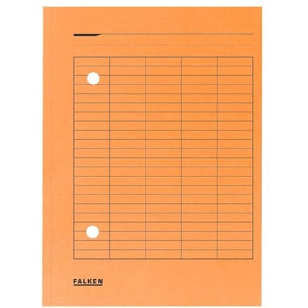 FALKEN documentenmap, A4, karton, oranje