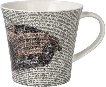 Goebel - Saxa | Koffie / Thee Mok Porsche 356 Rubyred | Beker - porselein - 350ml - 2 stuks
