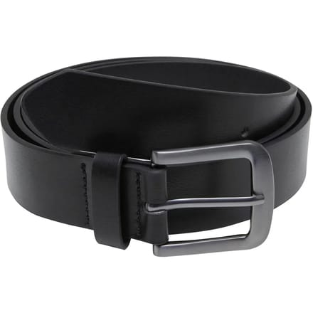 Urban Classics Easy Synthetic Leather Belt Riem zwart S-M Polyurethaan Unisex - Basics