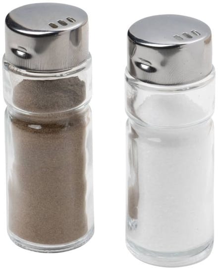 Set van 12 zout- en peperstrooiers FM Professional