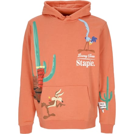 Acme Corp Hoodie Terracotta lichtgewicht herensweatshirt met capuchon