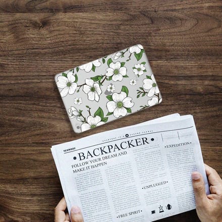 Apple iPad Mini 4 | Mini 5 (2019) Siliconen Hoesje Dogwood Flowers