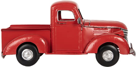 Clayre & Eef Decoratie Miniatuur Auto 45x22x21 cm Rood Metaal