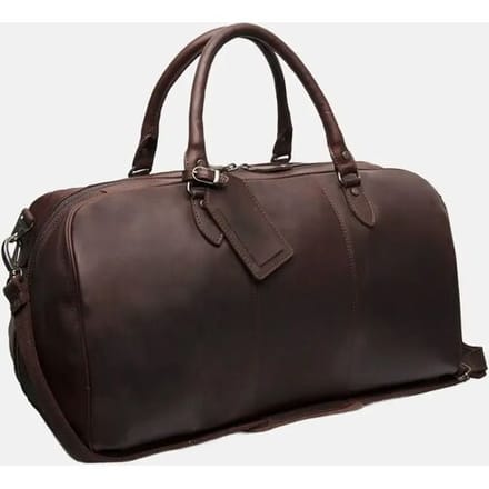 Chesterfield Leren Reistas / Weekendtas William - 40 liter - Bruin