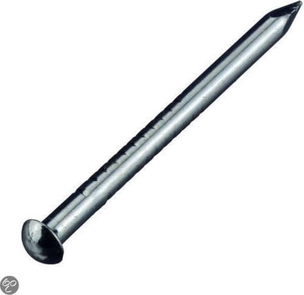 Deltafix tochtstripnagels 1,6 x 25 mm - RVS-A2 - bolkop - 55 stuks