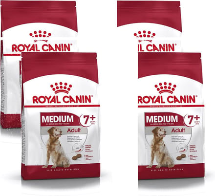 Royal Canin Medium Adult 7+ - Hondenvoer - 4 x 4 kg