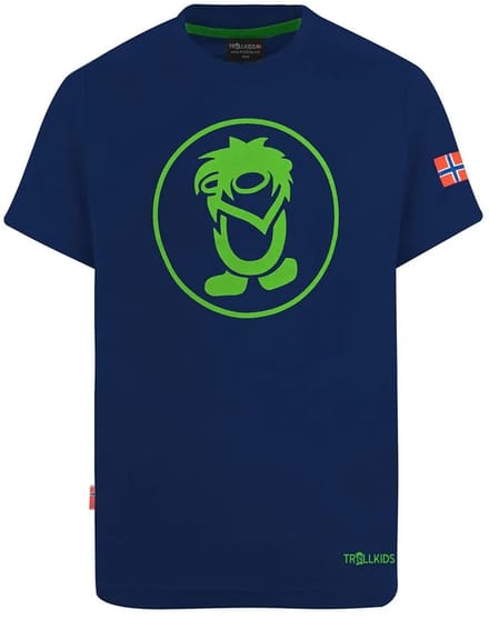 Trollkids Troll T-shirt Met Korte Mouwen Blauw 110 cm Kinderen