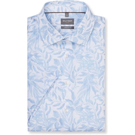 OLYMP Luxor Overhemd, Comfort Fit, New Kent, Wit
