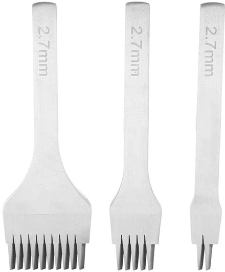 Golden crown - Professionele Lederen Perforatietools - Franse Beitel