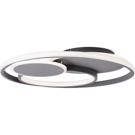 Brilliant Runda - Plafondlamp - LED 51.5W - 3000K-6000K - Donkergrijs Mat