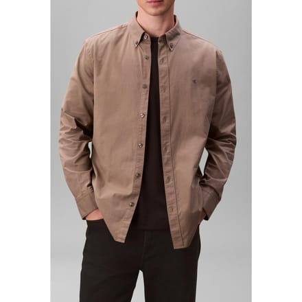 Calvin Klein Ls Solid Oxford Classic Shirt Seagrass Größe: S | Casual hemden Outlet | Herren