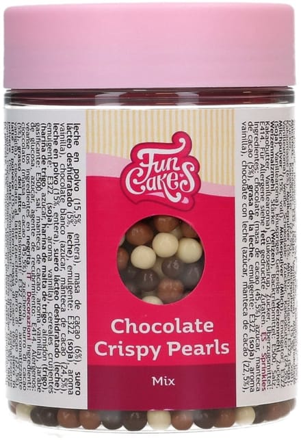 FunCakes Chocolade Crispy Pearls - Mix - 155g - Sprinkles - Taartdecoratie