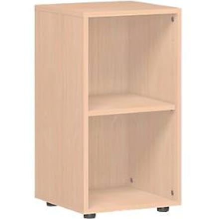 PALENQUE boekenkast, 2 OH, spaanplaat, B 400 x D 400 x H 752 mm, beukendecor