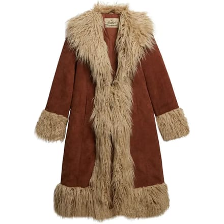 Superdry Long Afghan Jas Bruin S Vrouw